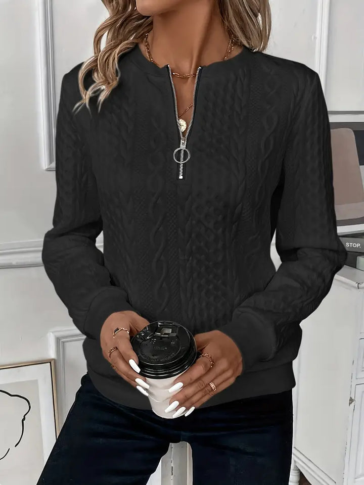 Clara - Zipped Stylish Sweater