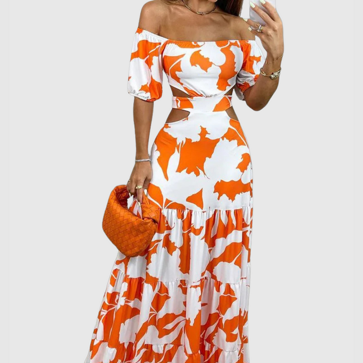 Dina - Tropic Petal Dress