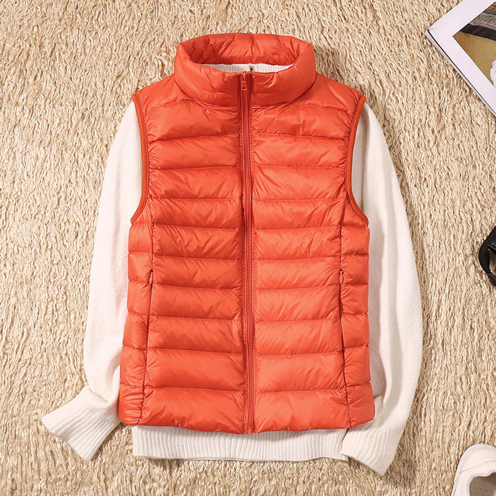 Ezrie - Lightweight Zip Puffer Vest