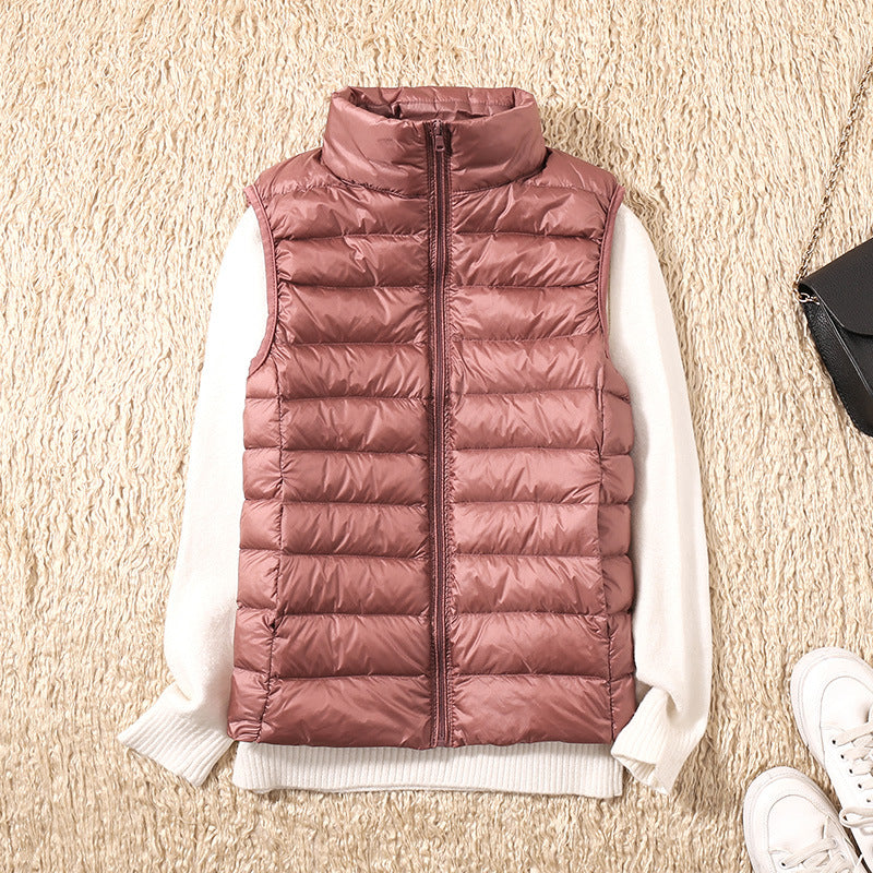 Ezrie - Lightweight Zip Puffer Vest