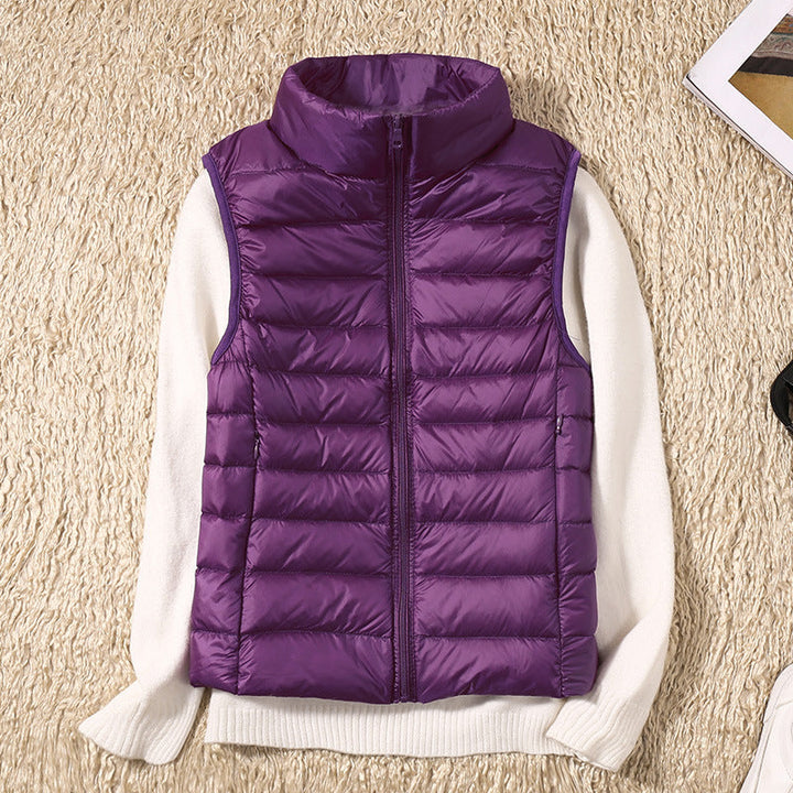 Ezrie - Lightweight Zip Puffer Vest