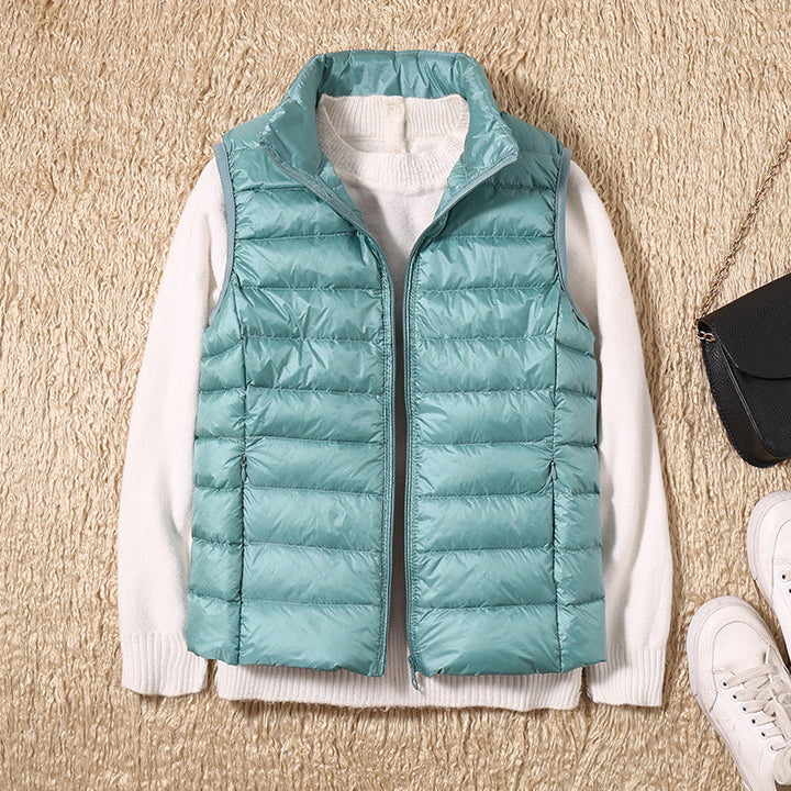 Ezrie - Lightweight Zip Puffer Vest