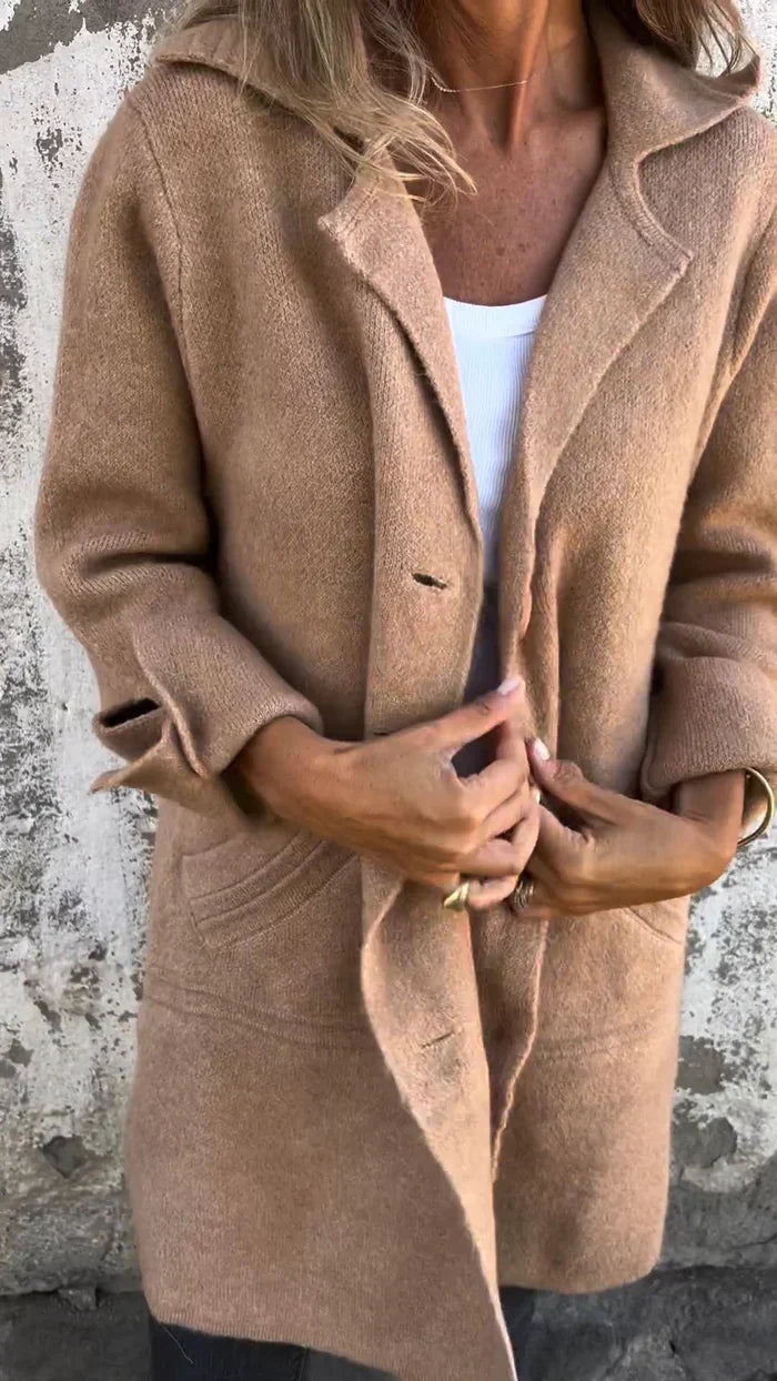 Aaliyah™ - Cozy Button Coat