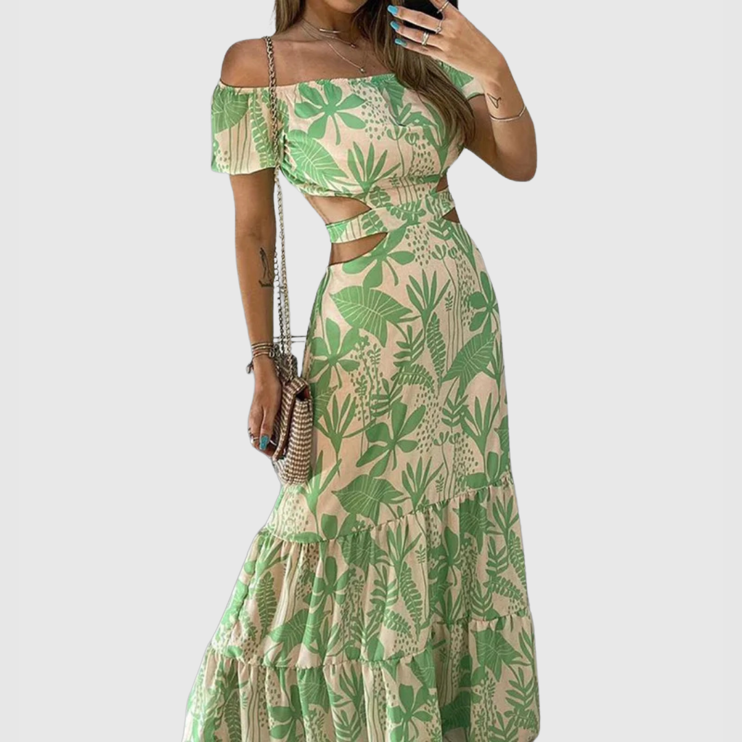 Dina - Tropic Petal Dress