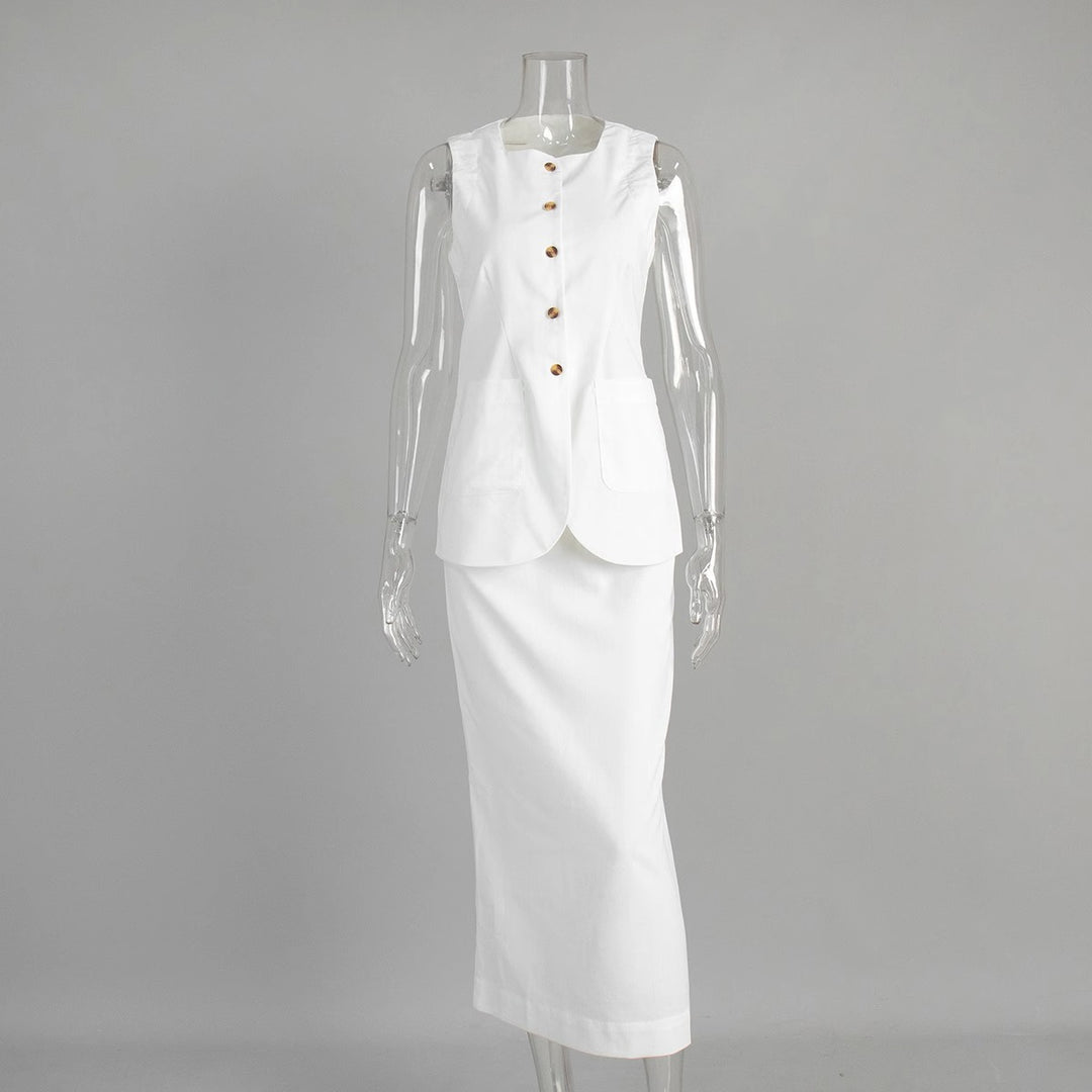 Melise - Refined Buttoned Set