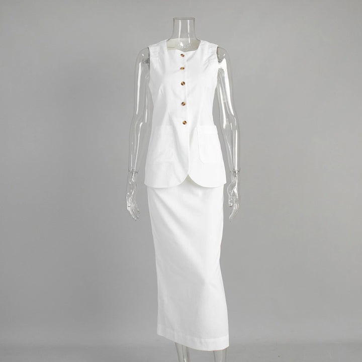 Melise - Refined Buttoned Set