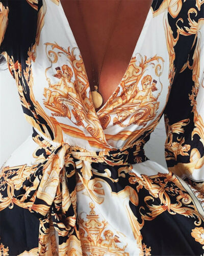 Valentina - Boho Printed Dress