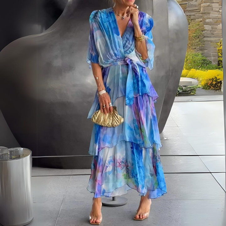 Isalyn - Ruffle Wrap Dress