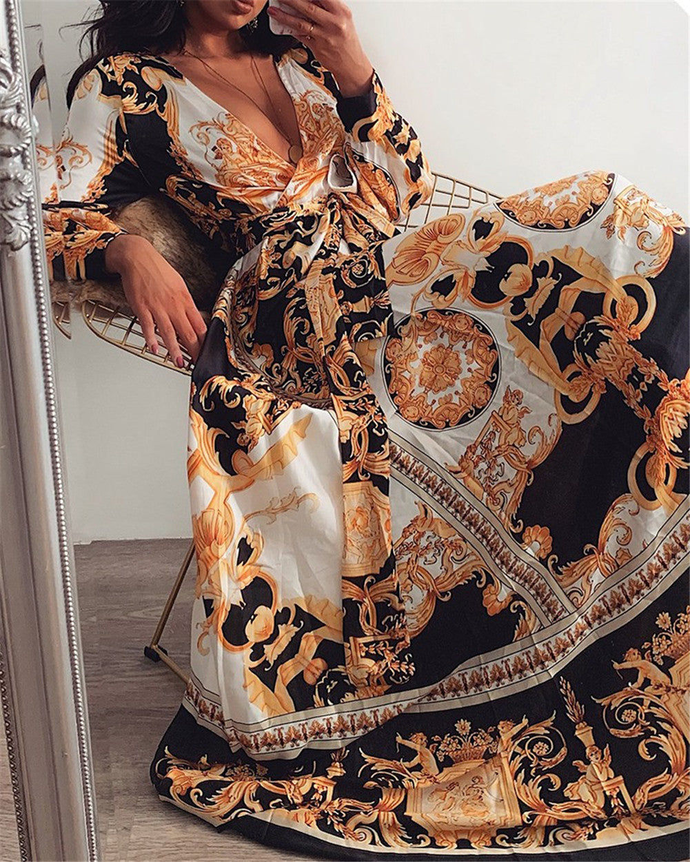 Valentina - Boho Printed Dress
