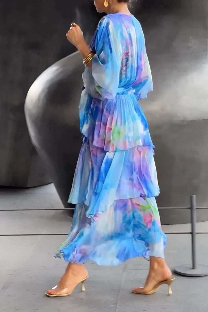 Isalyn - Ruffle Wrap Dress