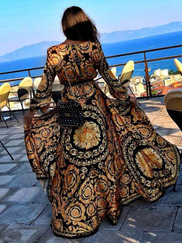 Valentina - Boho Printed Dress