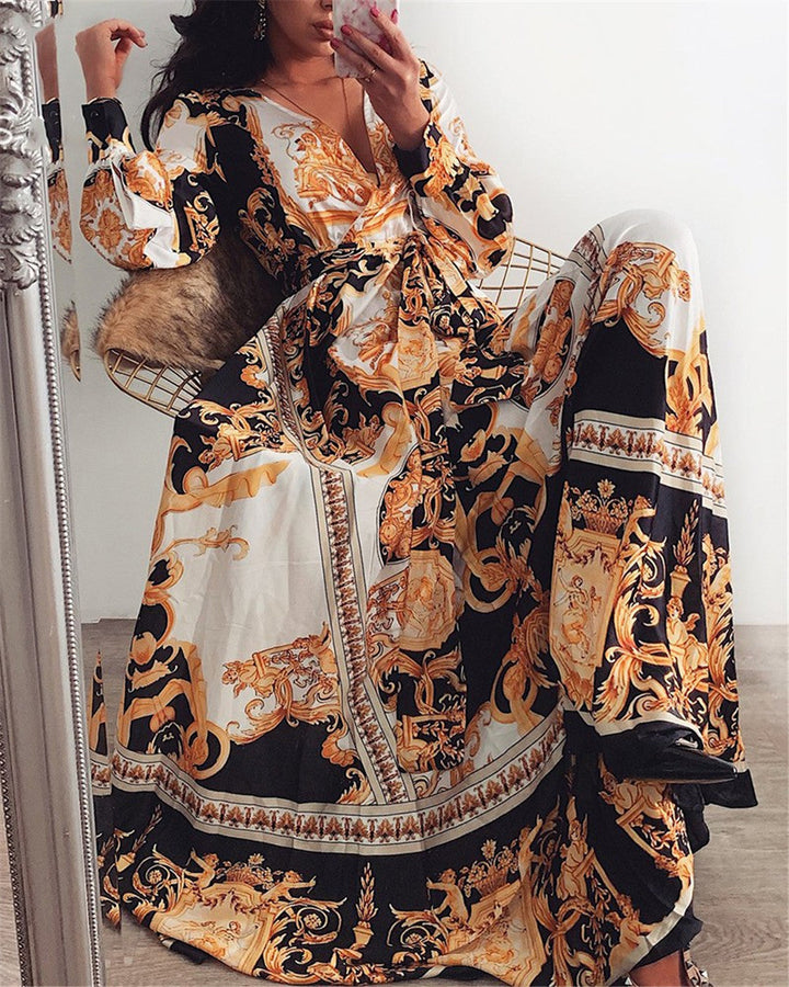 Valentina - Boho Printed Dress