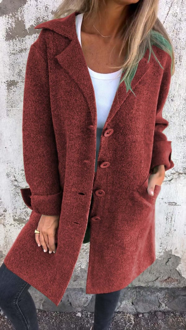Aaliyah™ - Cozy Button Coat