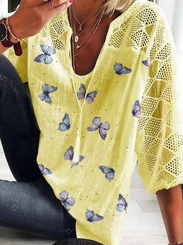 Floraya - Breezy Accent Shirt