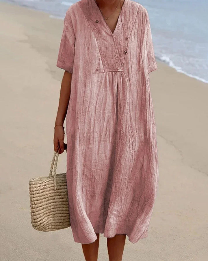 Thalassa - Relaxed V-Neck Dress