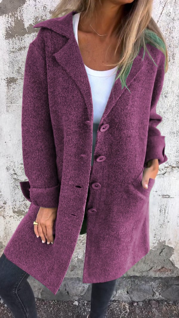 Aaliyah™ - Cozy Button Coat