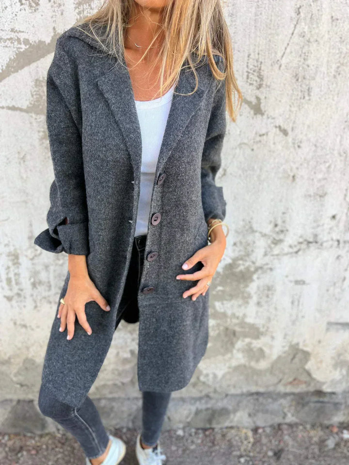 Aaliyah™ - Cozy Button Coat