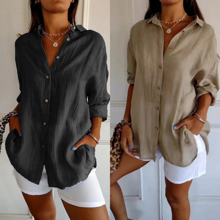 Ella - Crinkled Charm Top