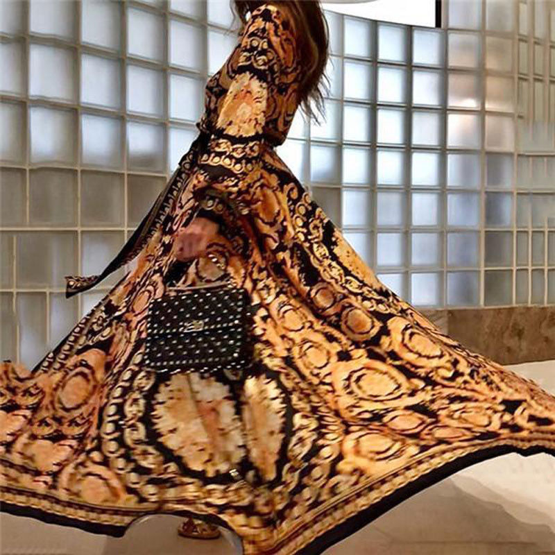 Valentina - Boho Printed Dress